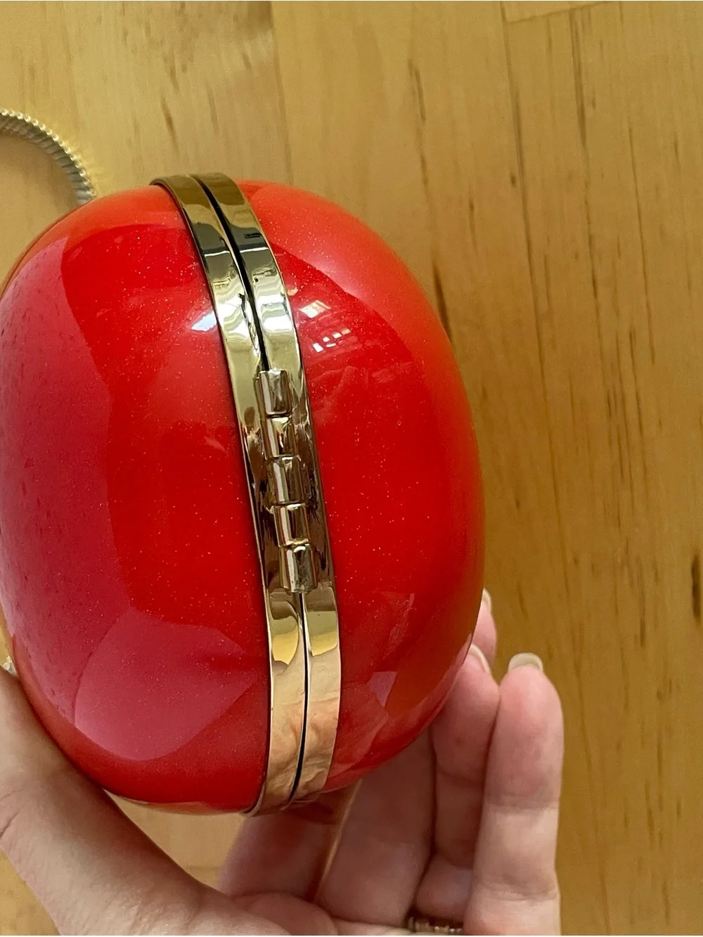 kate spade “Far From The Tree” 3D Apple Resin Clutch & Crossbody